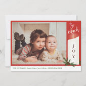 Kaars Foto Kerstkaart Kaart (Voorkant)