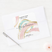 Kaars het moderne abstracte etiket van het product (Envelop)