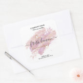 Kaars het moderne abstracte etiket van het product (Envelop)