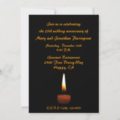 Kaars Huwelijksjubileum Kaart (Achterkant)