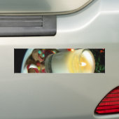 Kaars III van het Koekje van Kerstmis Bumpersticker (Op auto)