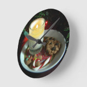 Kaars III van het Koekje van Kerstmis Ronde Klok (Hoek)