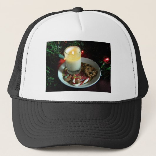 Kaars III van het Koekje van Kerstmis Trucker Pet (Voorkant)