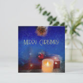 Kaars in de kerstnacht (Staand voorkant)