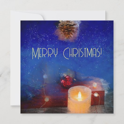 Kaars in de kerstnacht (Voorkant)