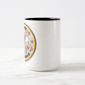 Kaars in de wind twee-toon tweekleurige koffiemok (Center)