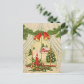 Kaars in het Venster Briefkaart (Staand voorkant)