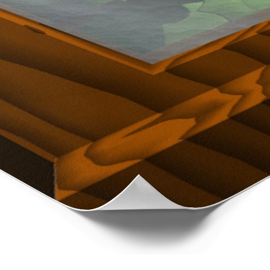 Kaars in het Venster Poster (Hoek)