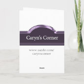 Kaars in het Venster - Vrolijke Kerstmis - Nieuw Feestdagen Kaart (Achterkant)