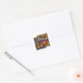 KAARS JUBILEUM T RONDE STICKER (Envelop)