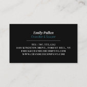 Kaars, kaarsen en zeep visitekaartje (Achterkant)