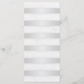 Kaars Lantaarn Sparkling Sneeuw Bruiloft Menu (Achterkant)