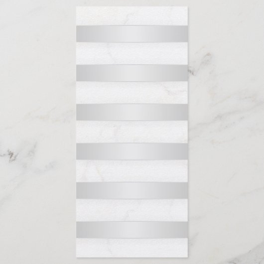 Kaars Lantaarn Sparkling Sneeuw Bruiloft Menu (Achterkant)