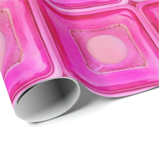 Kaars, lichtroze liefdeskaarslicht cadeaupapier (Rol Hoek)