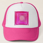 Kaars, lichtroze liefdeskaarslicht trucker pet (Voorkant)