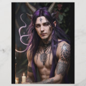 Kaars Magische dubbele print (Achterkant)