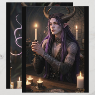 Kaars Magische dubbele print