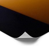Kaars onder blauw licht poster (Hoek)