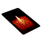 Kaars op een zwarte achtergrond magneet (Rechterzijde)