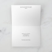 Kaars Poinsettia Oude Bijbel Feestdagen Kaart (Binnen)