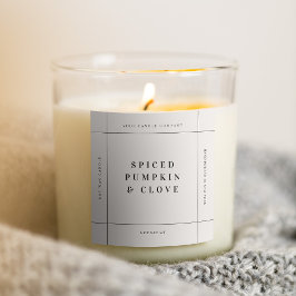 Kaars Product Label Sticker Handgemaakte Zakelijke