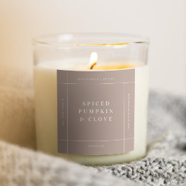 Kaars Product Label Sticker Handgemaakte Zakelijke