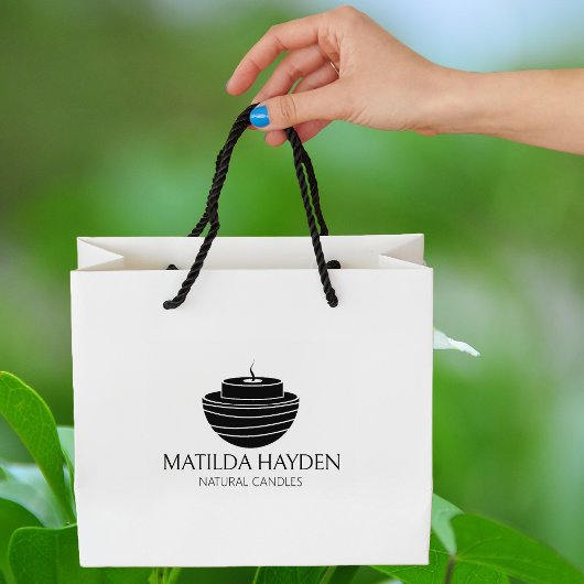 Kaars Small Business Packaging Rubberstempel