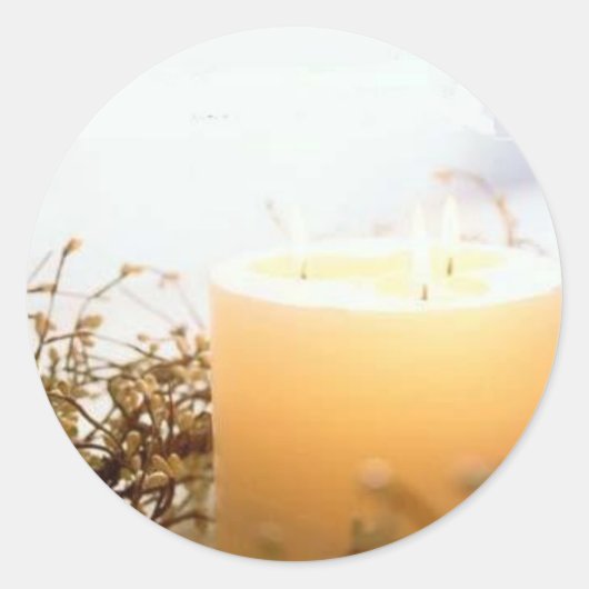 Kaars Sticker (Voorkant)