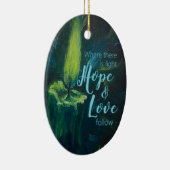 "Kaars van Aanmoediging" Keramisch Ornament (Rechts)