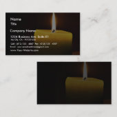 Kaars Visitekaartje (Voorkant / Achterkant)