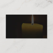 Kaars Visitekaartje (Achterkant)