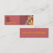 Kaars Visitekaartje Skinny (Voorkant / Achterkant)