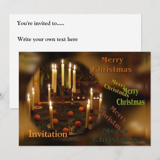 Kaarsen #2 kaart (Voorkant / Achterkant)