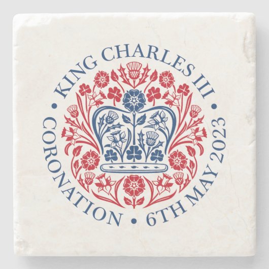 kaarsen 3e embleem souvenir vierkant papier cacao stenen onderzetter (Voorkant)