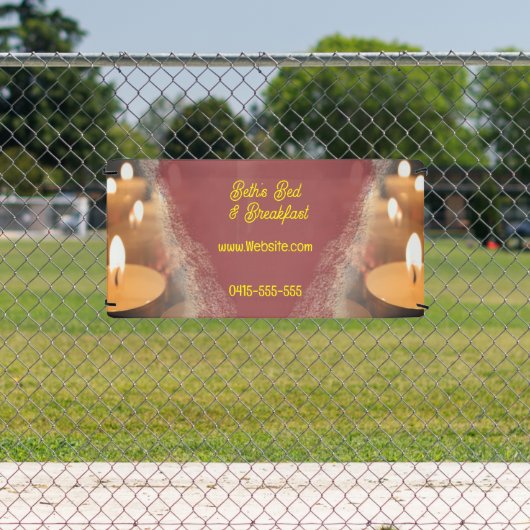 Kaarsen Aangepaste naam Banner Signaal (Insitu)