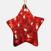 kaarsen aansteken keramisch ornament (Links)
