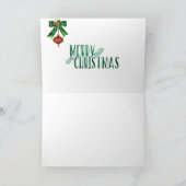 Kaarsen aanvankelijk L van Notecard van Kerstmis Feestdagen Kaart (Binnen)