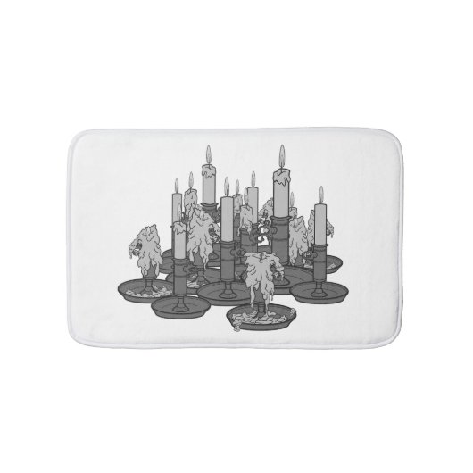 kaarsen badmat (Voorkant)