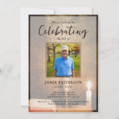 Kaarsen Bijbel Fijding van het Leven Foto Rouwplec Kaart (Voorkant)