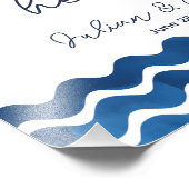 kaarsen brandt een trouwbord, liefhebbende huwelij foto afdruk (Hoek)