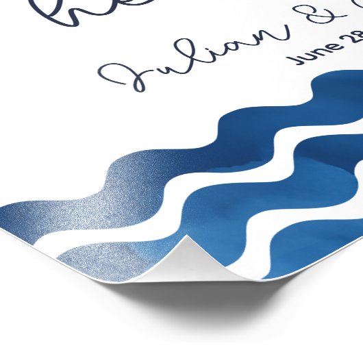 kaarsen brandt een trouwbord, liefhebbende huwelij foto afdruk (Hoek)