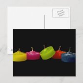 kaarsen briefkaart (Voorkant / Achterkant)