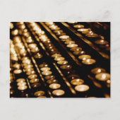 kaarsen briefkaart (Voorkant)