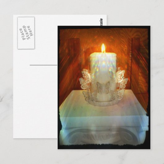 Kaarsen Briefkaart (Voorkant / Achterkant)