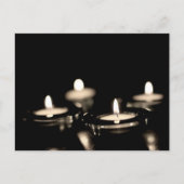 kaarsen briefkaart (Voorkant)