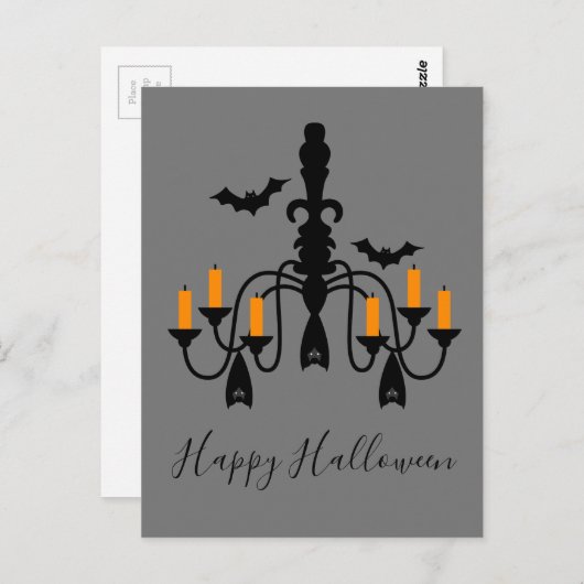 Kaarsen en blaaskaarsen briefkaart (Voorkant / Achterkant)