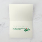 Kaarsen en Ivy Feestdagen Kaart (Binnen)