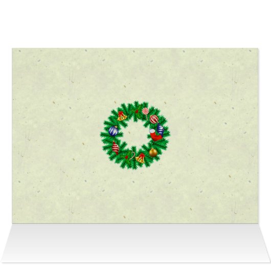 Kaarsen en kerstwensen (Binnen Horizontaal (Boven))