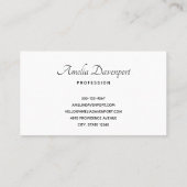 Kaarsen en Poinsettia Boeket Kerstmis Visitekaartje (Achterkant)