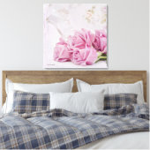 Kaarsen en Rozen Canvas Afdruk (Insitu (Slaapkamer))